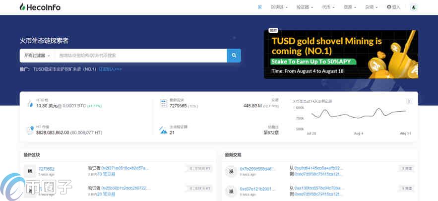 火币生态链浏览器是什么?官方HECO区块浏览器介绍