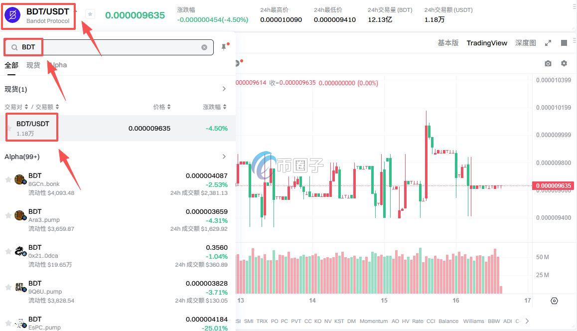 BDT币怎么买?BDT币买入交易全教程